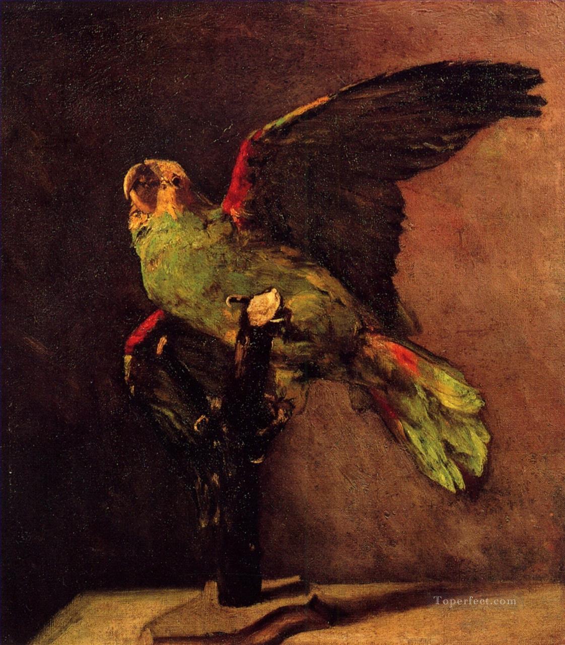 vincent van gogh the green parrot 1886 birds Oil Paintings